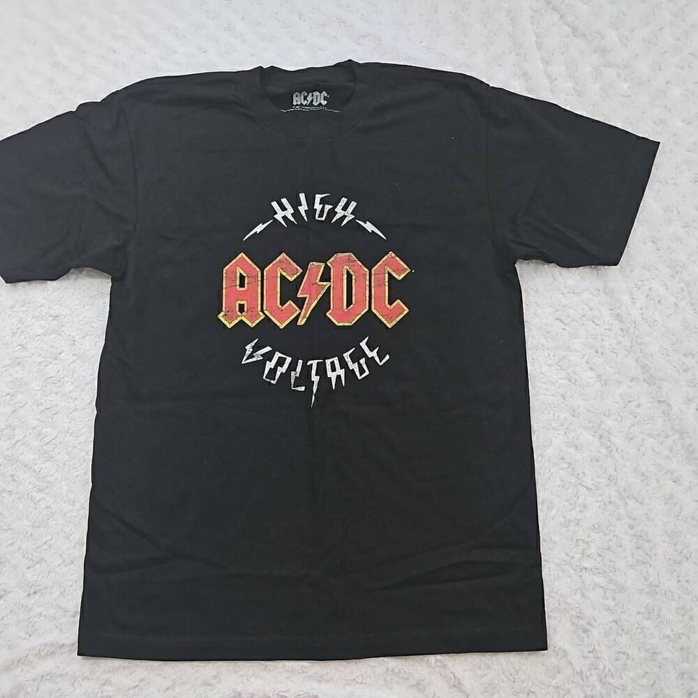 AC / DC High Voltage Shirt Mens XL based on measurements hairband rock concert